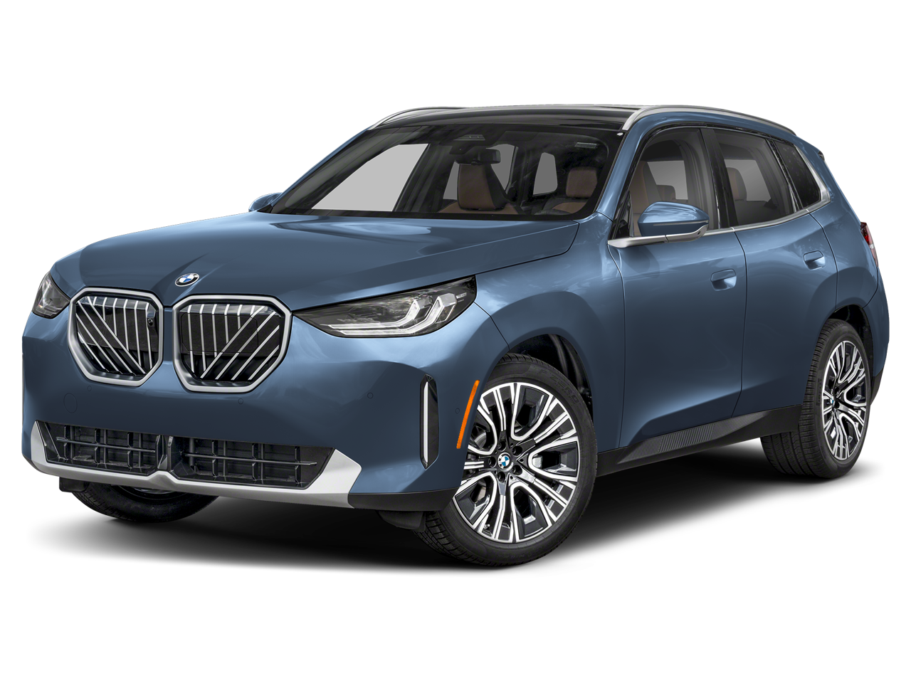 2026 BMW X3 30 xDrive in Arctic Race Blue Metallic — front three-quarter view